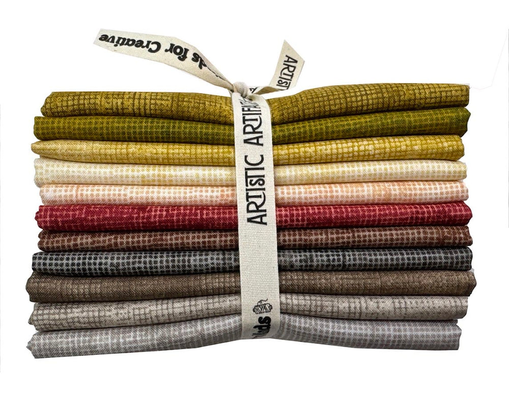 Chalk and Charcoal Neutrals - Fat Quarter Fabric Bundle (12 pcs) Chalk and Charcoal Neutrals - Fat Quarter Fabric Bundle (12 pcs)