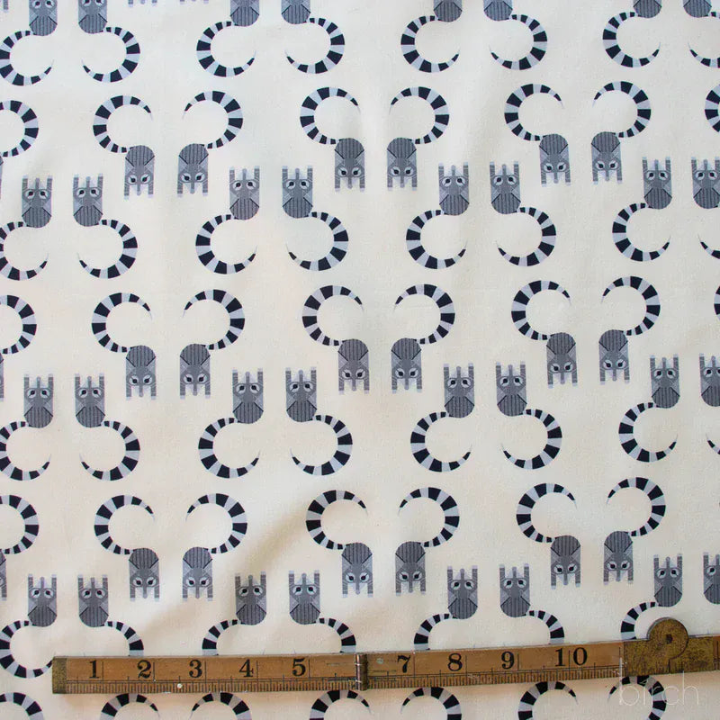 Charley Harper Canyon Country fabric pattern with stylized animals