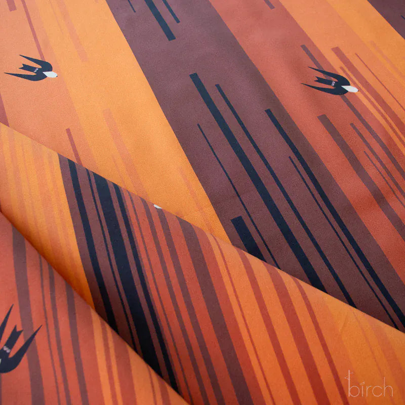 Charley Harper Canyon Country fabric with birds