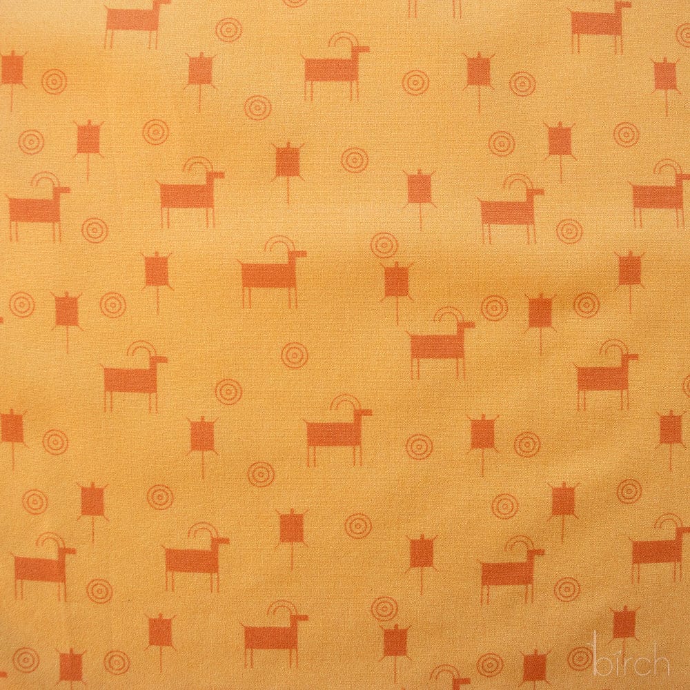 Charley Harper Canyon Country pattern with deer & symbols