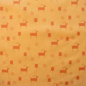 Charley Harper Canyon Country pattern with deer & symbols