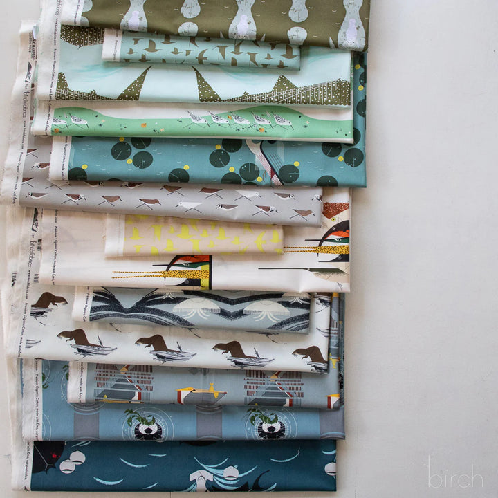 Coastal Vol. 2 by Charley Harper, Fat Quarter Fabric Bundle (13 pcs)