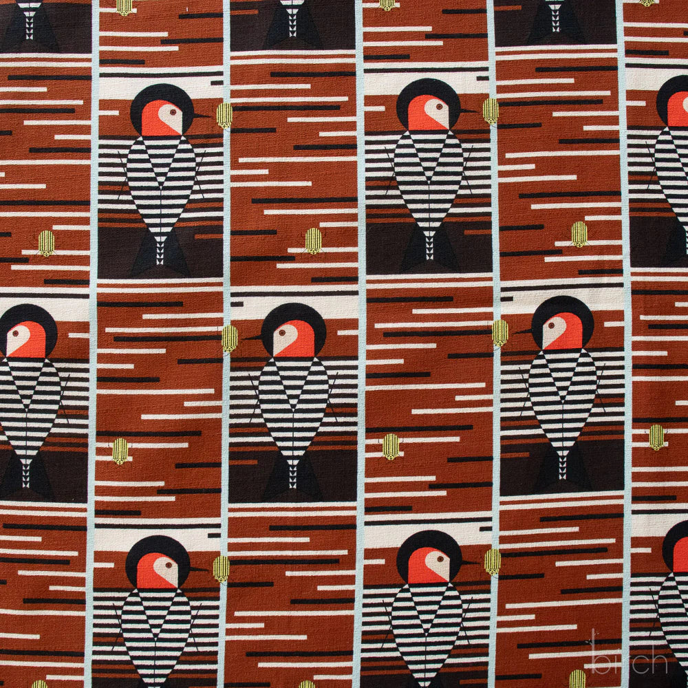 Iconic Vol.2 by Charley Harper - Baffling Belly BARKCLOTH