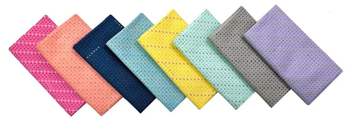 Wordplay by Cotton+Steel Fat Quarter Fabric Bundle - Multi (8 pcs)