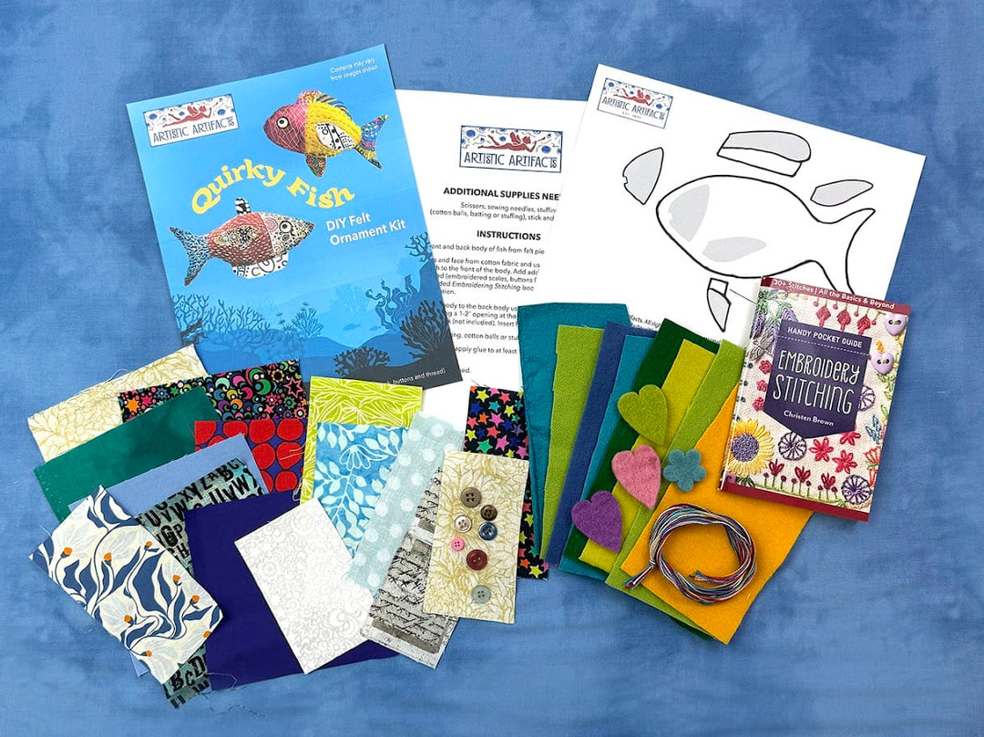 Quirky Fish Kit - Cool Colorway