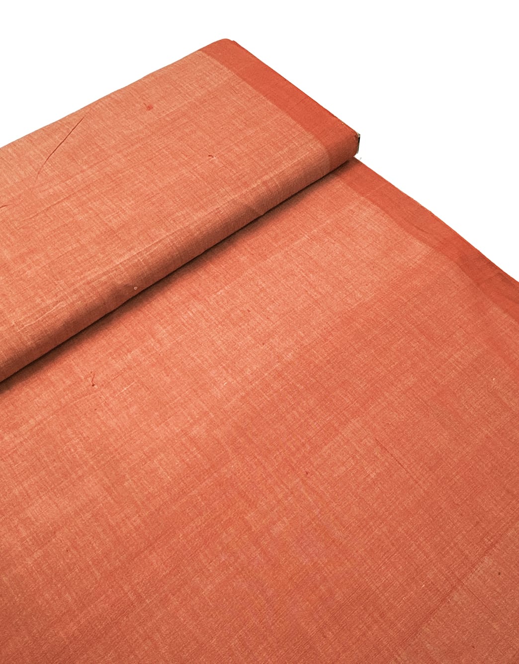 Indonesian Handwoven Shot Cotton - Salmon/White Sold per 1/2 yard Indonesian Handwoven Shot Cotton - Salmon/White Sold per 1/2 yard