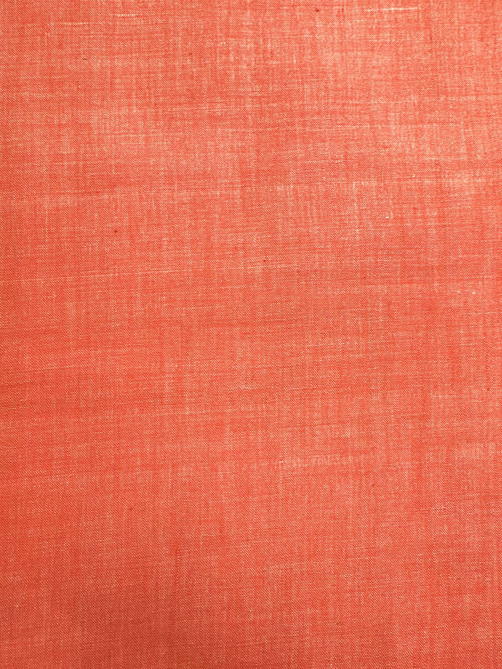 Indonesian Handwoven Shot Cotton - Salmon/White Sold per 1/2 yard Indonesian Handwoven Shot Cotton - Salmon/White Sold per 1/2 yard