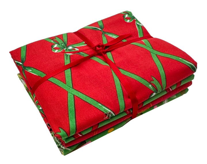 Holiday 1/2 Yard Fabric Bundle, 4pcs MacKenzie Christmas Fabric Bundle, 4 Half Yards – Artistic Artifacts