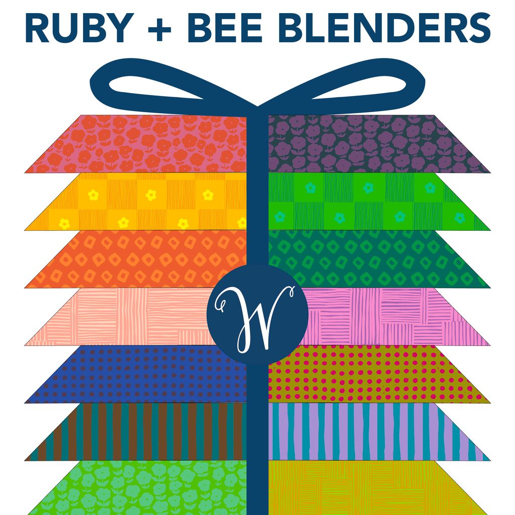 Ruby + Bee Blenders Fat Quarter Bundle 40pcs