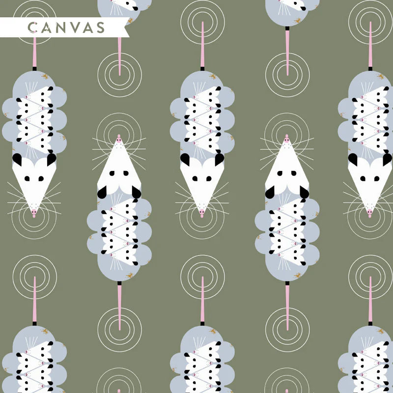 Iconic Vol.2 by Charley Harper, Passel of Possums CANVAS