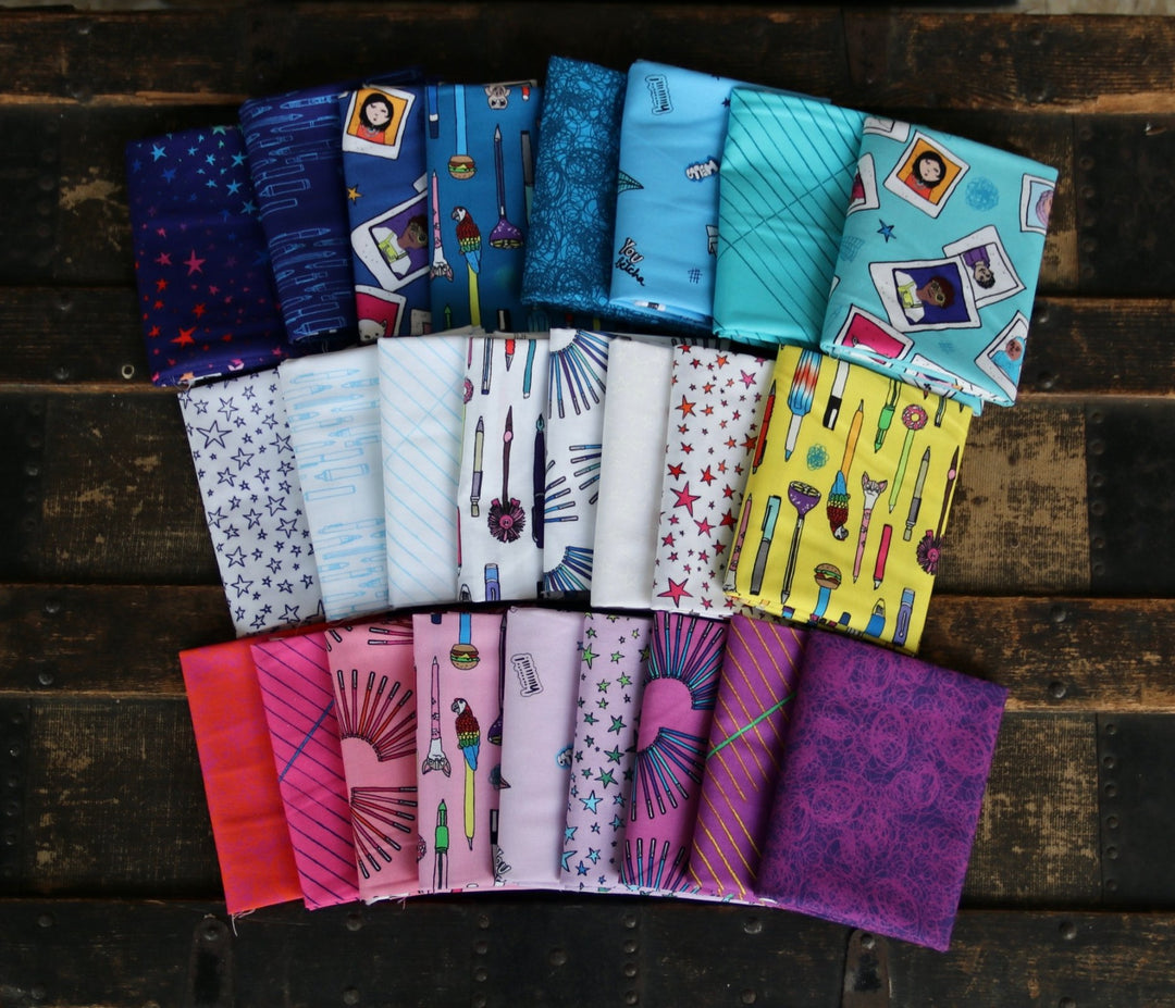 Pen Pals Fat Quarter Bundle from Heather Givens (25 pcs)