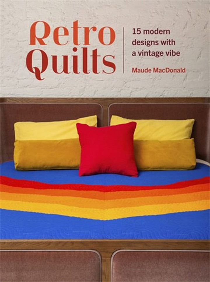 DC15903 Retro Quilts book cover, vintage design