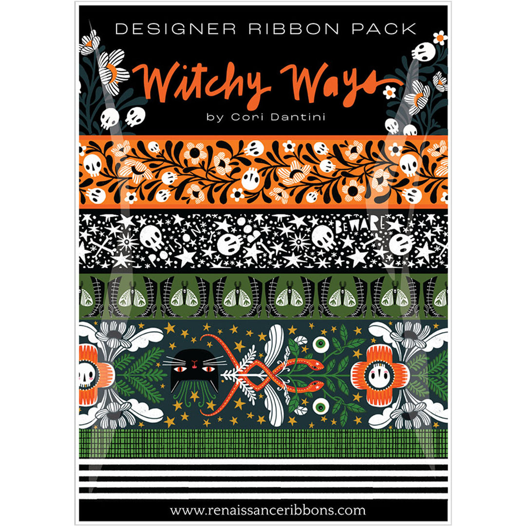 Witchy Ways Pumpkin Ribbon Designer Pack