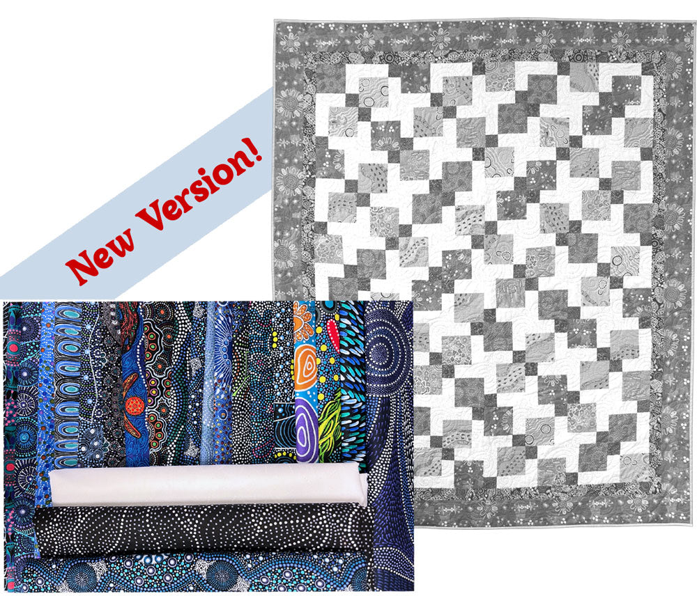 Australian Disappearing 9 Patch Quilt Kit 3.0