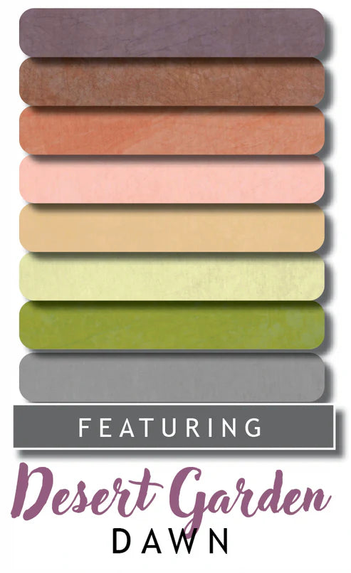 Cherrywood Hand-Dyed Cotton Fabric Desert Dawn Fat Quarter Bundle