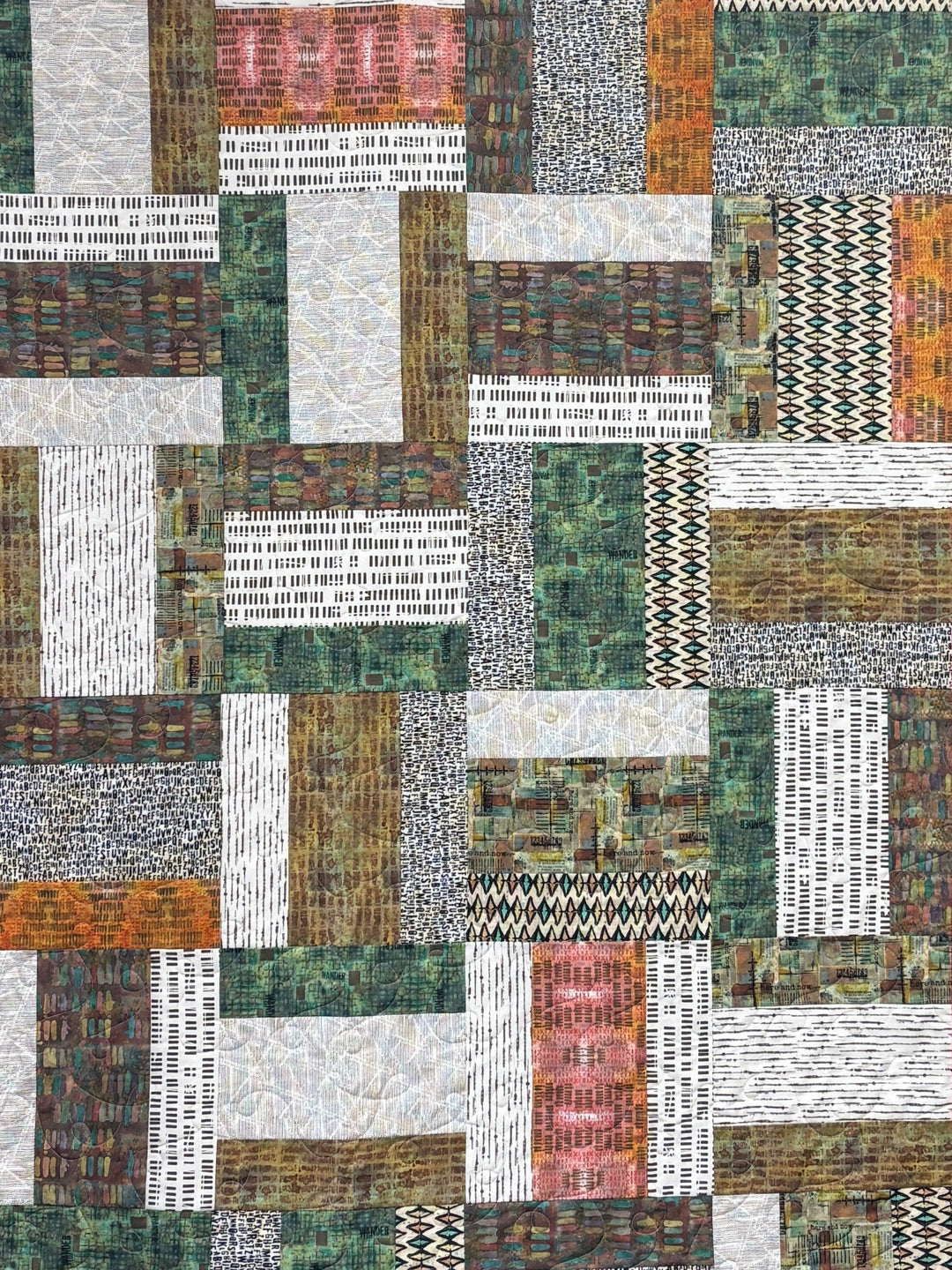 Diana Kit with Stamped & On Your Mark Fabric Collection by Seth Apter