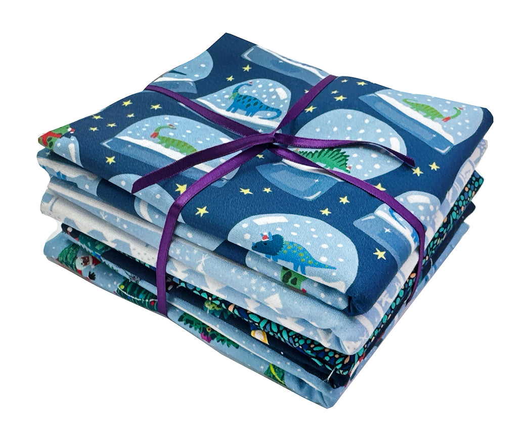 Seasonal Fabric Bundle - Dinosaurs 1/2 yd Bundle (5 pcs)