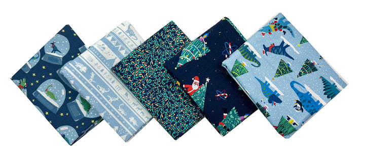 Seasonal Fabric Bundle - Dinosaurs 1/2 yd Bundle (5 pcs)