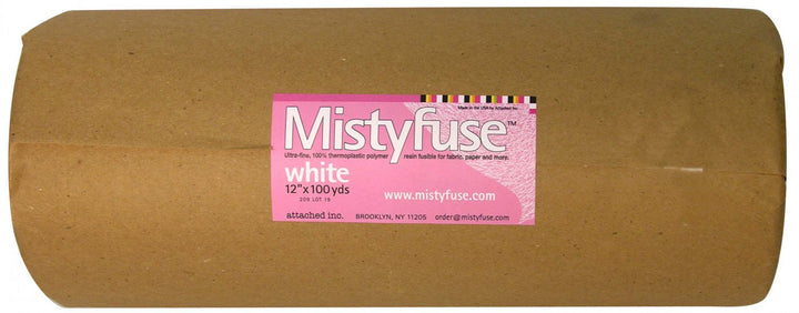 Mistyfuse Fusible Lightweight Webbing: White 12" wide (100 yards)