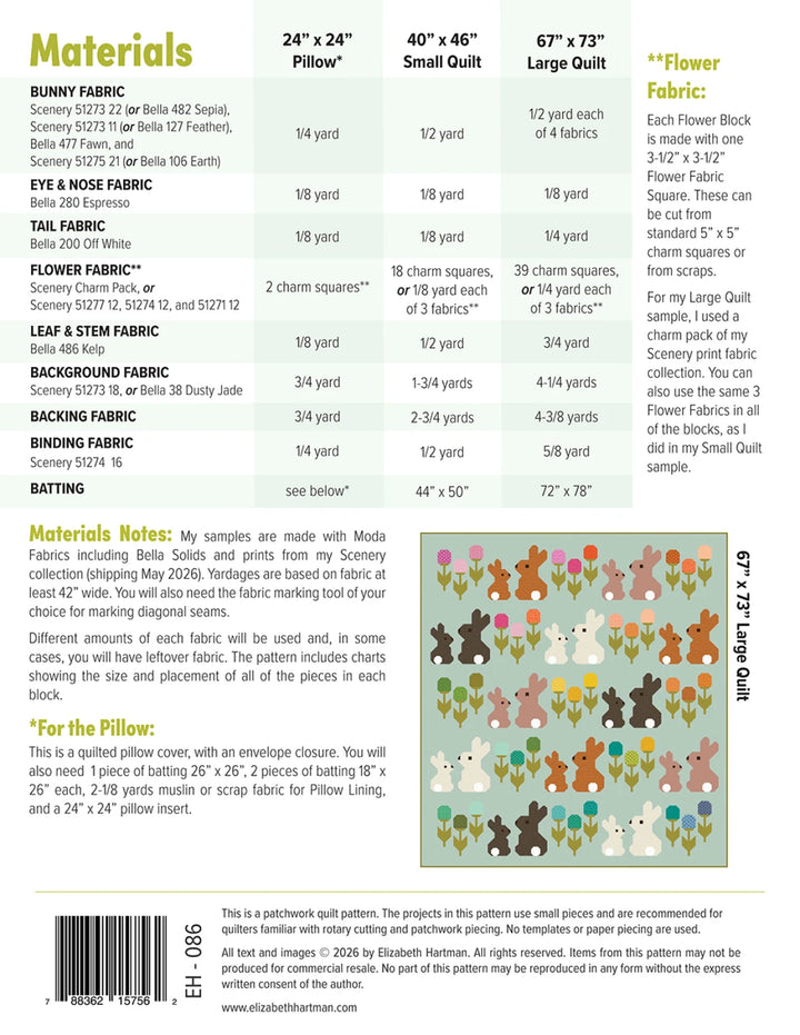 Cottontails Quilt Pattern