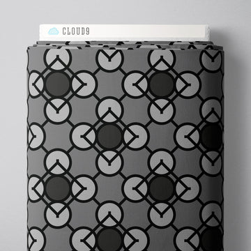 Embellish Rayon by Frank Lloyd Wright - Prism #27978 Gray Embellish Modal Rayon | Frank Lloyd Wright Prism #27978 Gray