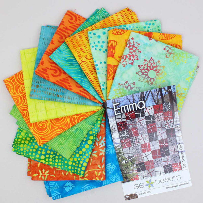 Emma by GE Designs Batik Quilt Kit