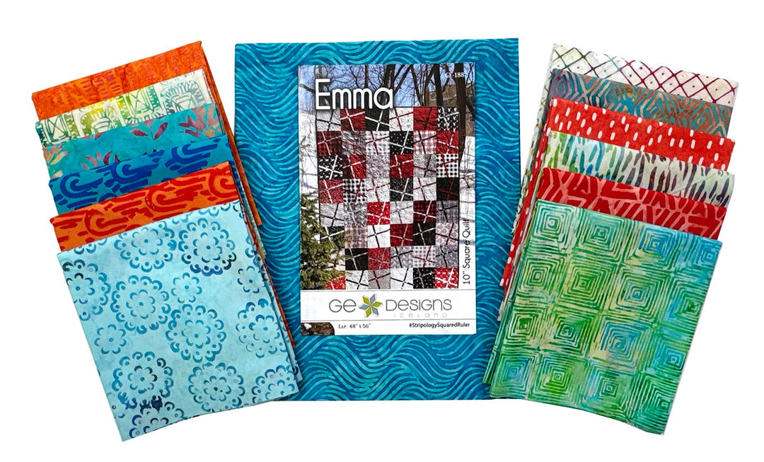 Emma Bright Batik Quilt Kit