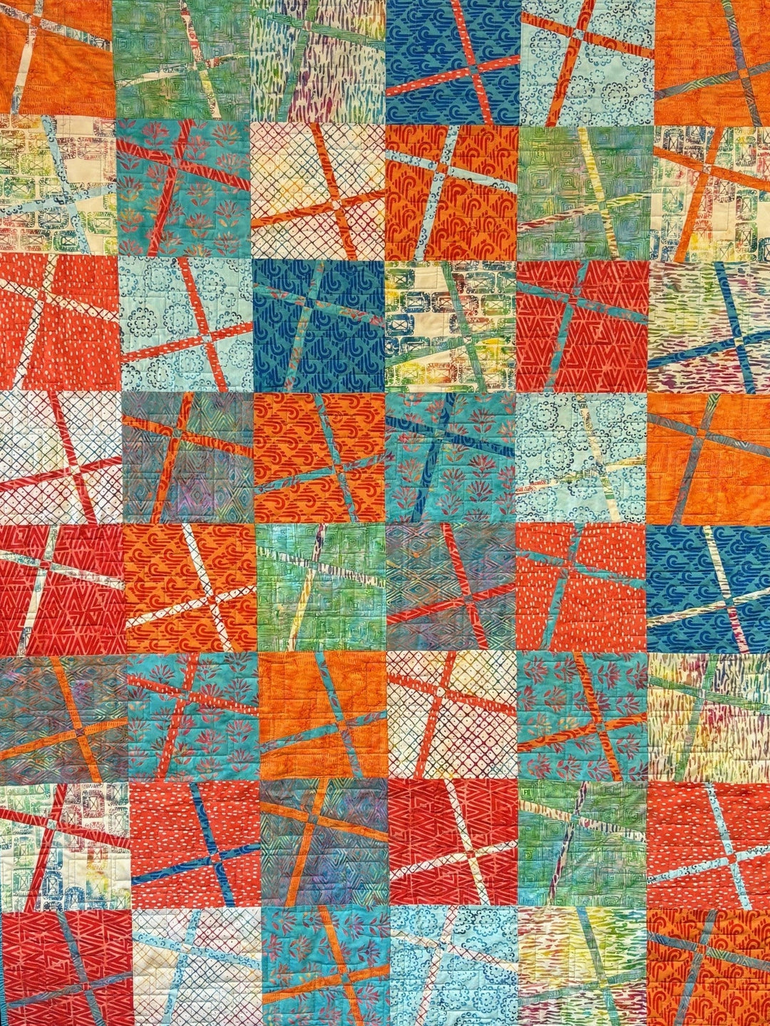 Emma Bright Batik Quilt Kit