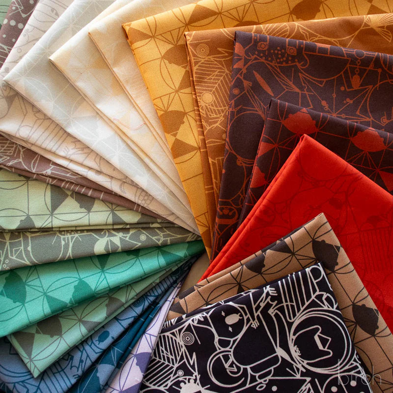 End Papers Vol. 2 by Charley Harper Fat Quarter Fabric Bundle (20 pcs)