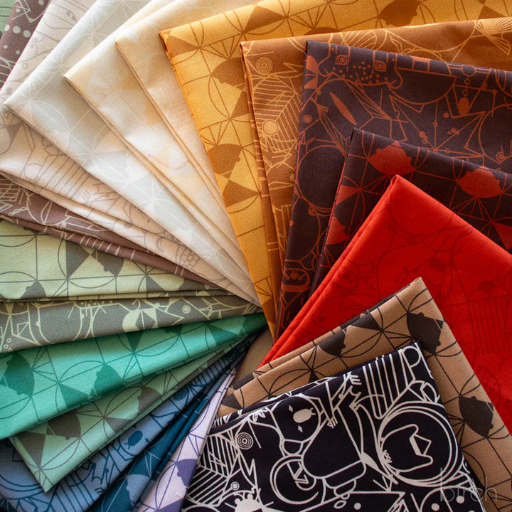 End Papers Vol. 2 by Charley Harper Fat Quarter Fabric Bundle (20 pcs)