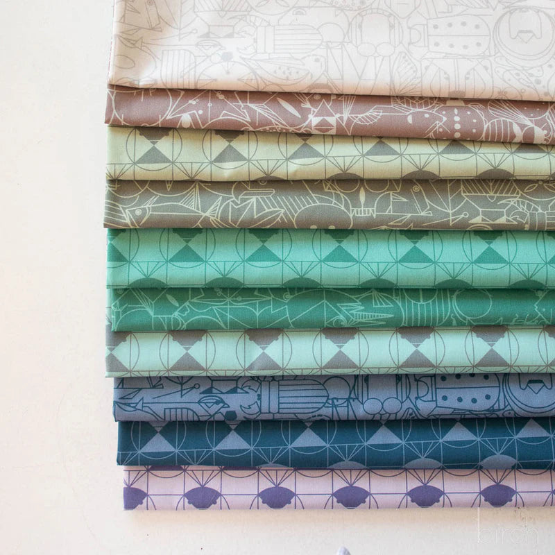 End Papers Vol. 2 by Charley Harper Fat Quarter Fabric Bundle (20 pcs)