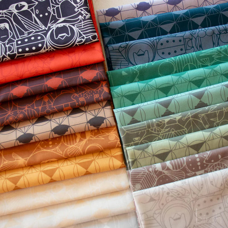 End Papers Vol. 2 by Charley Harper Fat Quarter Fabric Bundle (20 pcs)