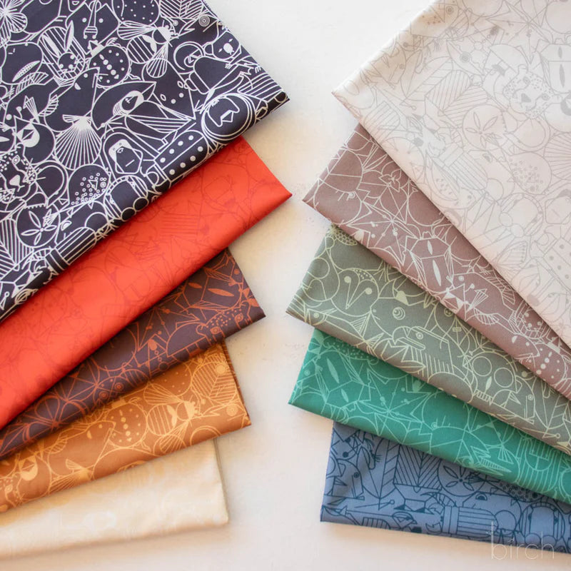 End Papers Vol. 2 by Charley Harper Fat Quarter Fabric Bundle (20 pcs)