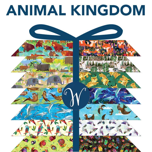 Animal Kingdom by Gareth Lucas Fat Quarter Fabric Bundle Animal Kingdom by Gareth Lucas Fat Quarter Fabric Bundle