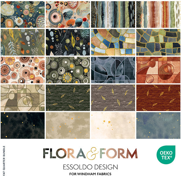 Flora & Form by Essoldo Design, Fat Quarter Bundle, 20 pcs
