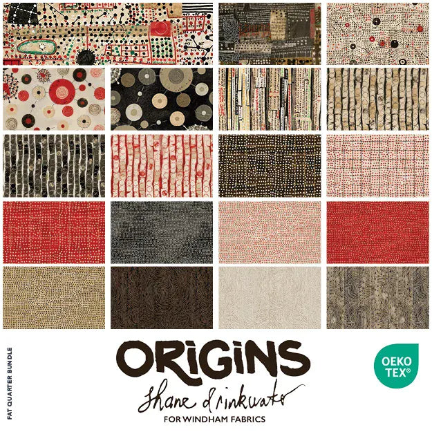 Origins by Shane Drinkwater - Fat Quarter Bundle Fabric Origins by Shane Drinkwater - Fat Quarter Bundle Fabric