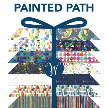 Painted Path Fat Quarter Bundle by Maria Carluccio Painted Path Fat Quarter Bundle by Maria Carluccio - Multi Fabric