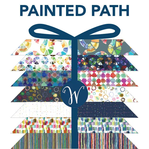 Painted Path Fat Quarter Bundle by Maria Carluccio Painted Path Fat Quarter Bundle by Maria Carluccio - Multi Fabric