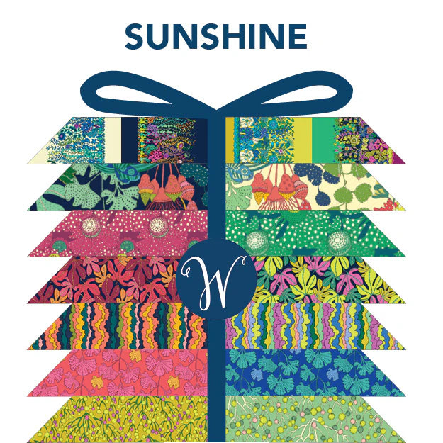 Sunshine by Sally Kelly Fat Quarter Fabric Bundle