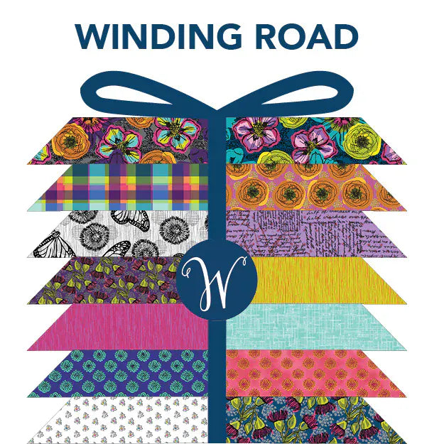 Winding Road by Natalie Barnes- Fat Quarter Fabric Bundle (24 pcs)