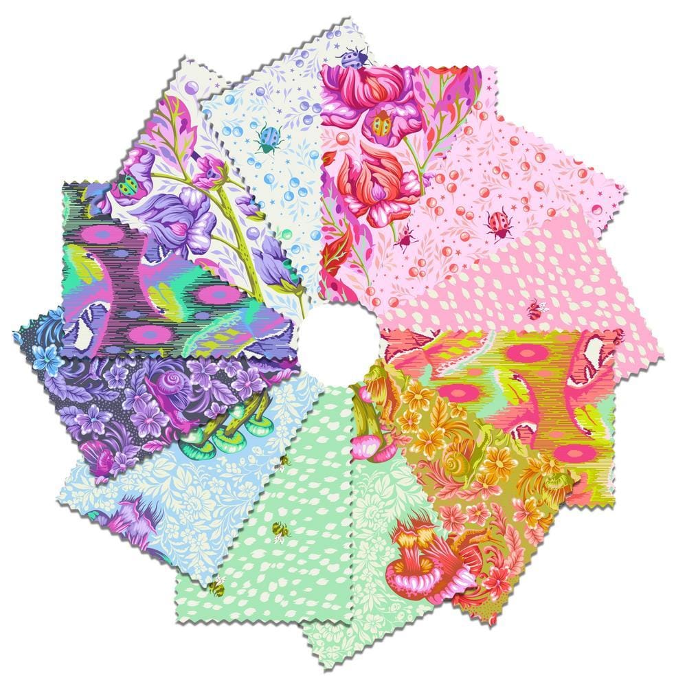 Down to Earth by Tula Pink, Half Yard Bundle Down to Earth by Tula Pink, Half Yard Bundle Fabric