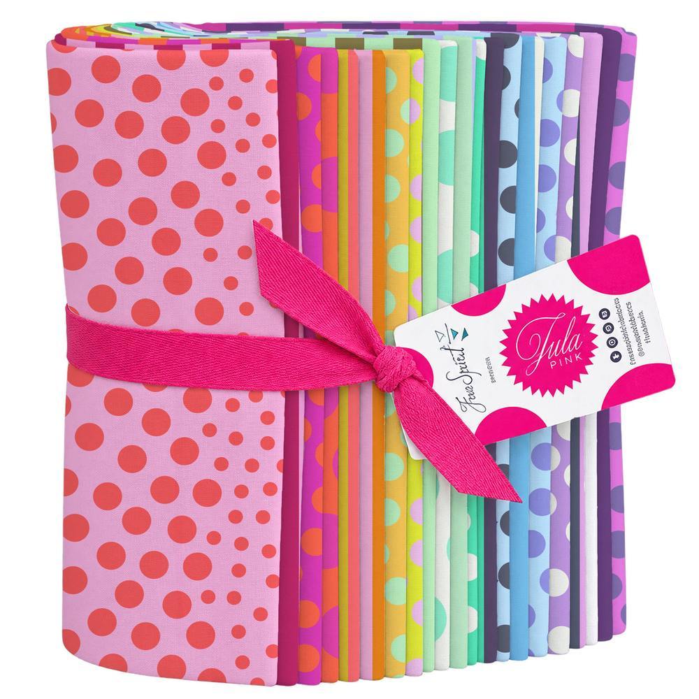 True Colors Sticks and Stones by Tula Pink 10 in. Design Strip fabric