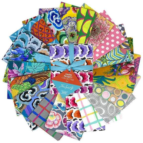 Kaffe Fassett Collective - Fat Quarter Bundle, Soft Fabric Kaffe Fassett Collective - Fat Quarter Bundle, Soft Fabric