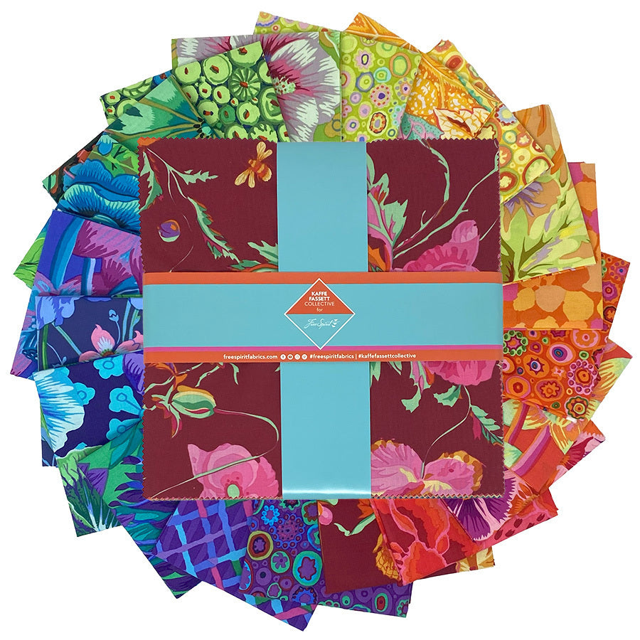 Spectrum Fabric Squares - FB610GP Floral Pattern