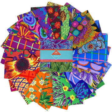 Kaffe Fassett Collective - 5" Charm Pack, Jewel Fabric Kaffe Fassett Collective - 5" Charm Pack, Jewel Fabric