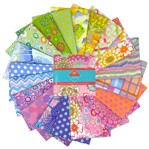Sorbet fabric bundle with colorful floral and patterned designs