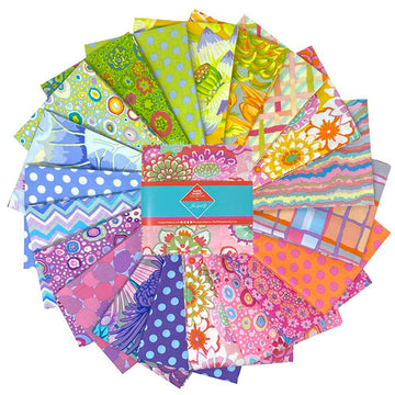 Sorbet fabric bundle with colorful floral and patterned designs