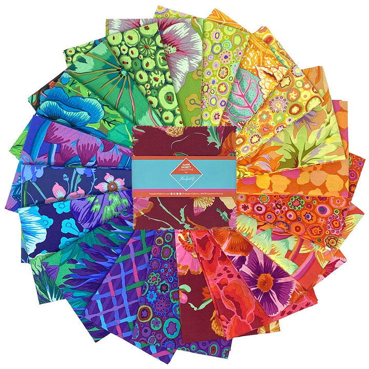 Spectrum fabric bundle in vibrant floral patterns