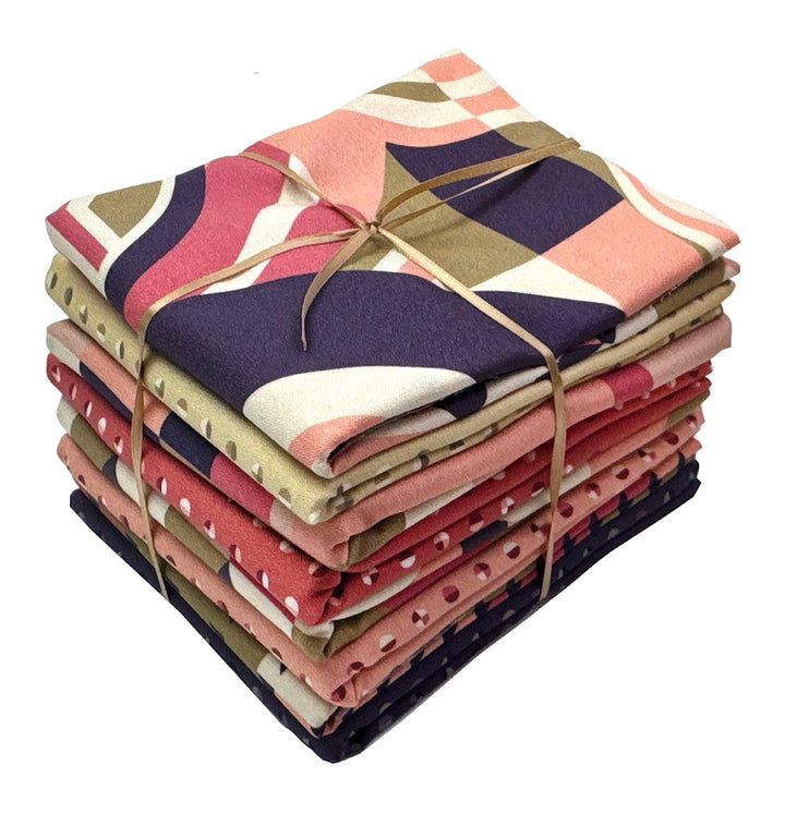 American Bold 1/2 yd Fabric Bundle - Pink/Purple