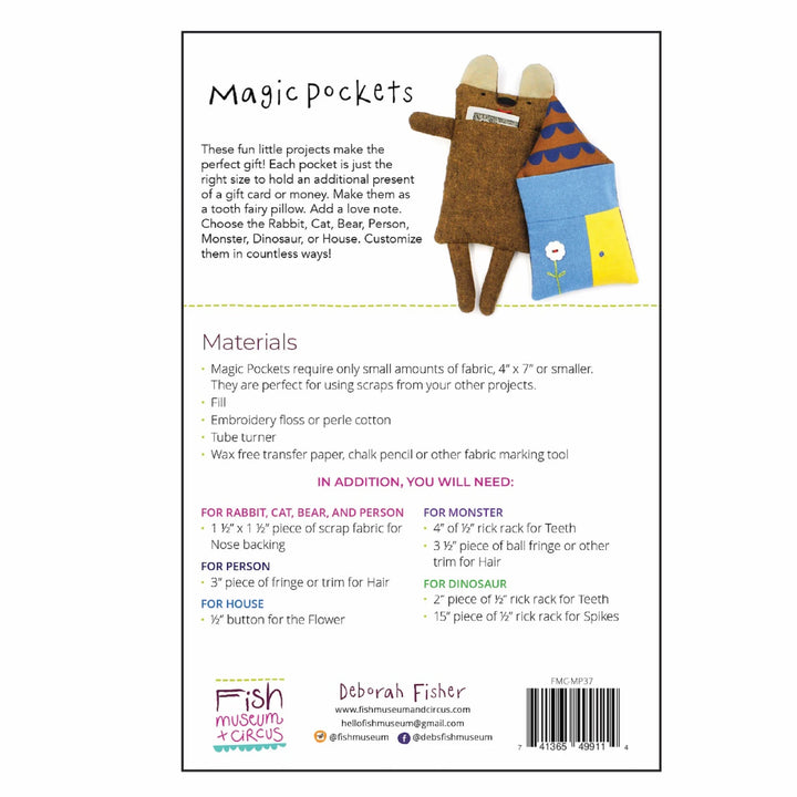 Magic Pockets Dolls Pattern